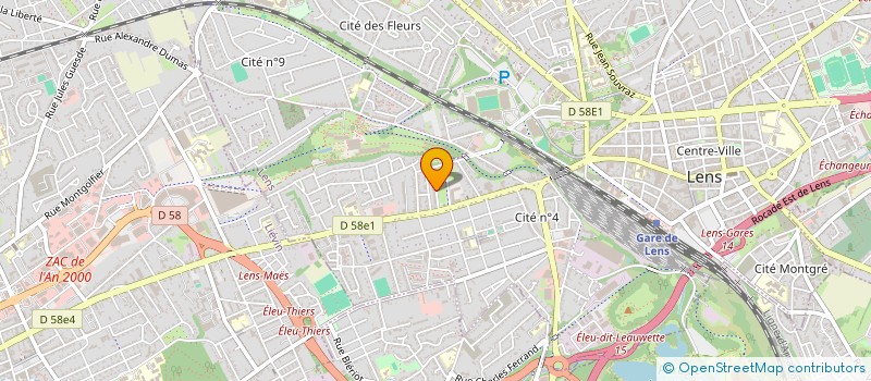 localisation de l'entreprise GIGI  LENS