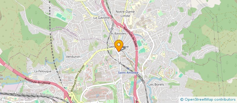 localisation de l'entreprise GIGI à MARSEILLE