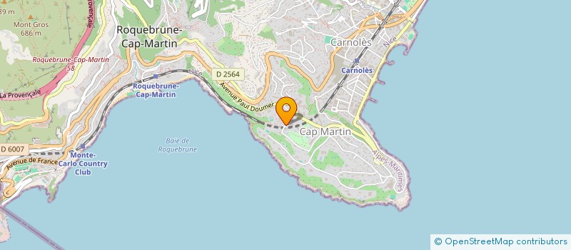 localisation de l'entreprise GIGI à ROQUEBRUNE-CAP-MARTIN