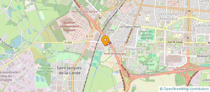 localisation de l'entreprise GIGI D'OLEAC IMMOBILIER  SAINT-JACQUES-DE-LA-LANDE