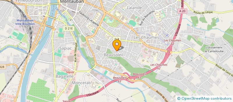 localisation de l'entreprise GIGI LOU  MONTAUBAN