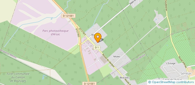 localisation de l'entreprise GIGILAG  ARSAC