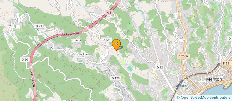 localisation de l'entreprise GIGIO & SCALA INVESTISSEMENTS  MENTON