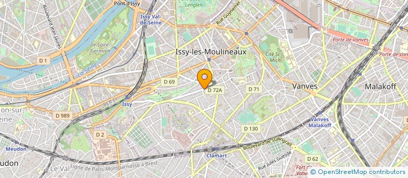 localisation de l'entreprise GIGIS ET CIE à ISSY-LES-MOULINEAUX
