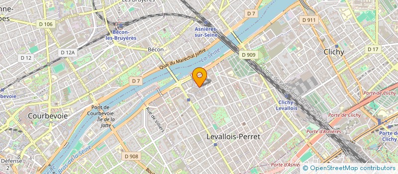 localisation de l'entreprise GIGITALIA à LEVALLOIS-PERRET