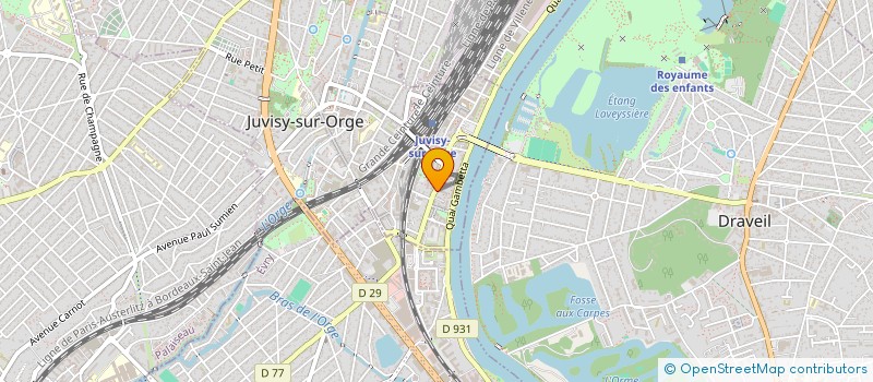 localisation de l'entreprise GIGITEQ à JUVISY-SUR-ORGE