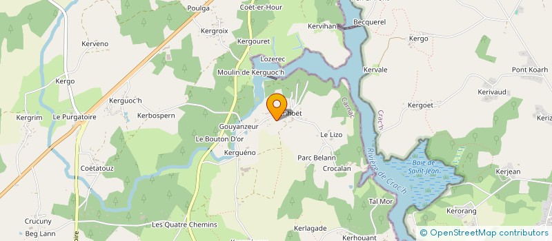 localisation de l'entreprise GIGLAMARIS  CARNAC