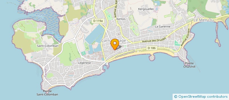 localisation de l'entreprise GIGLAS SARL  CARNAC