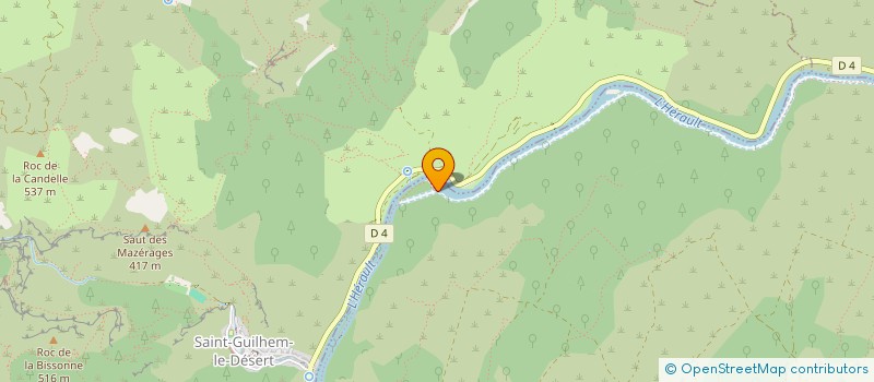 localisation de l'entreprise GIGNAC CANOE KAYAK  GIGNAC