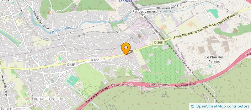 localisation de l'entreprise GIGNAC PL SERVICES à GIGNAC-LA-NERTHE