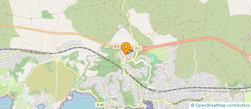 localisation de l'entreprise GIGNAC PROVENCE MEDITERRANEE HANDBALL  SAUSSET-LES-PINS