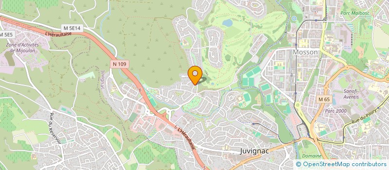 localisation de l'entreprise GIGNAC TOUBIBS'BAND  JUVIGNAC