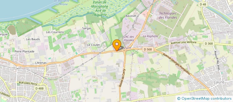 localisation de l'entreprise GIGNAC TRUCKS LOCATIONS à SAINT-VICTORET