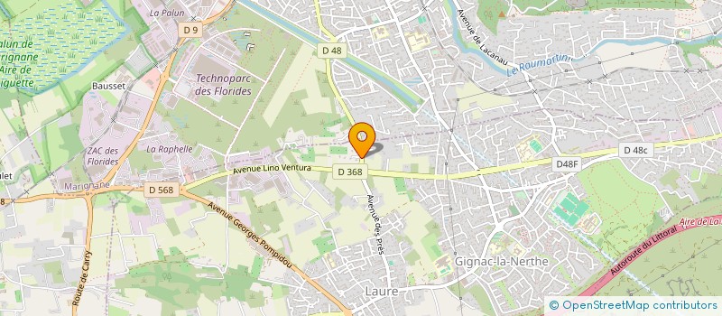 localisation de l'entreprise GIGNACVITRAIL à GIGNAC-LA-NERTHE