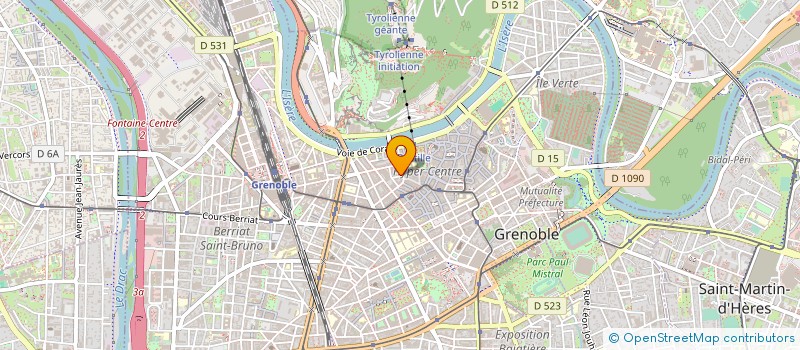 localisation de l'entreprise GIGNOUX LEMAIRE  GRENOBLE