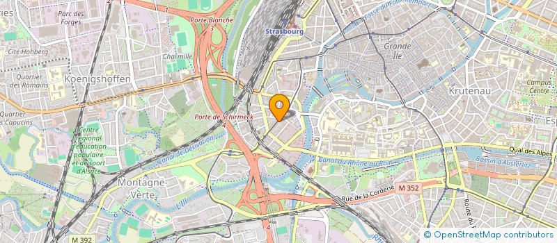 localisation de l'entreprise GIGOT-MOTEUR à STRASBOURG