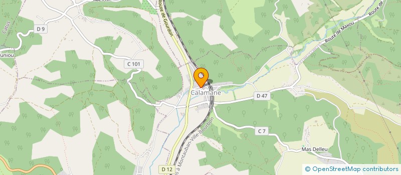 localisation de l'entreprise GIGOUZAC PETANQUE  GIGOUZAC