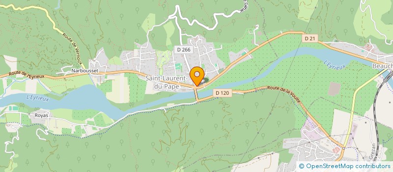 localisation de l'entreprise GIGRULOZ  SAINT-LAURENT-DU-PAPE