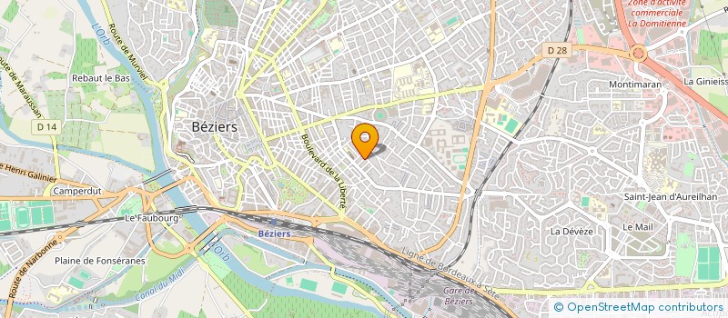 localisation de l'entreprise GIGS (GROUPE D'INTERVENTION DE GARDIENNAGE ET DE SECURITE) à BEZIERS