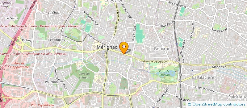 localisation de l'entreprise GIHP AQUITAINE à MERIGNAC