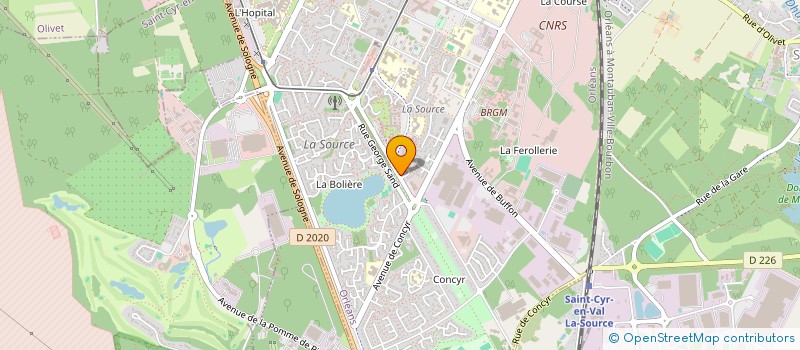 localisation de l'entreprise GIID HOLDING à ORLEANS