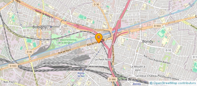localisation de l'entreprise GIIPPS - GYPSE ISOLATION INTERIEURS PLATRE PROJETE SILVA à NOISY-LE-SEC