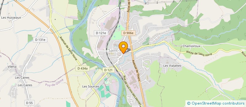 localisation de l'entreprise GIJOLI à HAUTERIVE
