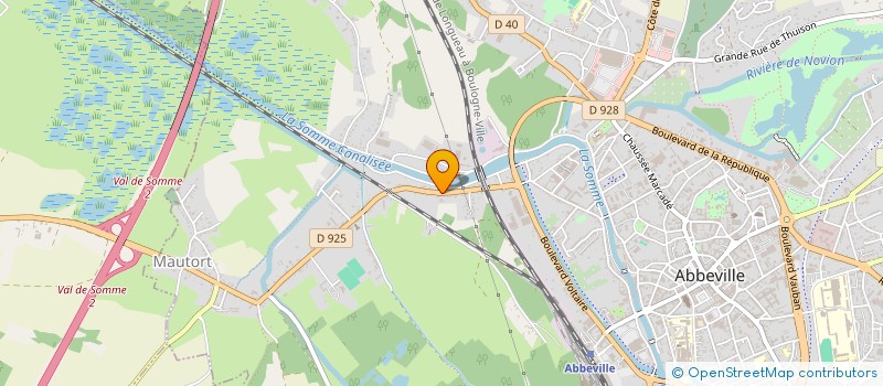 localisation de l'entreprise GIKABEL64 à ABBEVILLE
