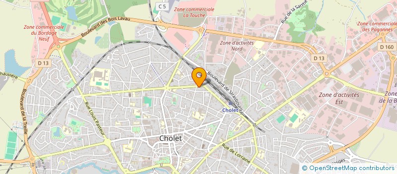 localisation de l'entreprise GIKAM à CHOLET