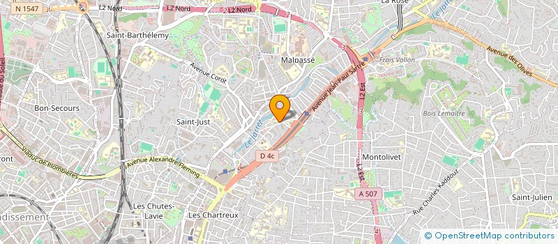 localisation de l'entreprise GIKO à MARSEILLE