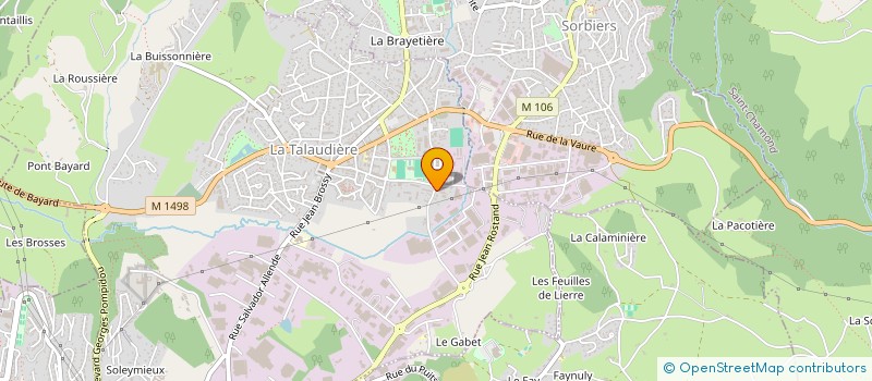 localisation de l'entreprise GIL  LA TALAUDIERE