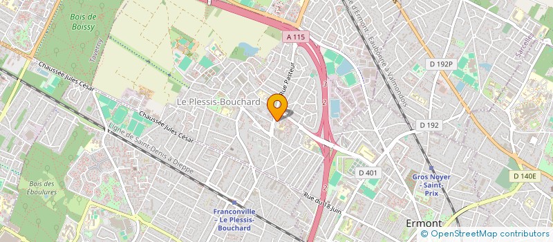 localisation de l'entreprise GIL  LE PLESSIS-BOUCHARD