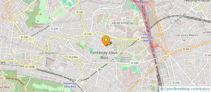 localisation de l'entreprise GIL à FONTENAY-SOUS-BOIS