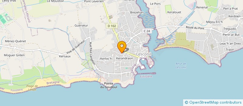 localisation de l'entreprise GIL  PLOBANNALEC-LESCONIL