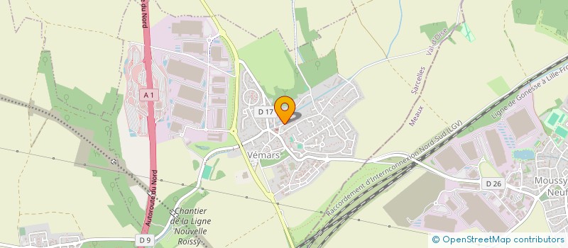 localisation de l'entreprise GIL AGNES ET PATRICE  VEMARS