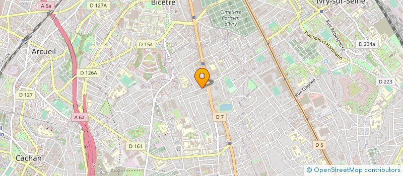 localisation de l'entreprise GIL AMBULANCES à VILLEJUIF