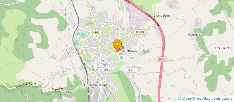 localisation de l'entreprise GIL AUTO à SAINT-CHELY-D'APCHER