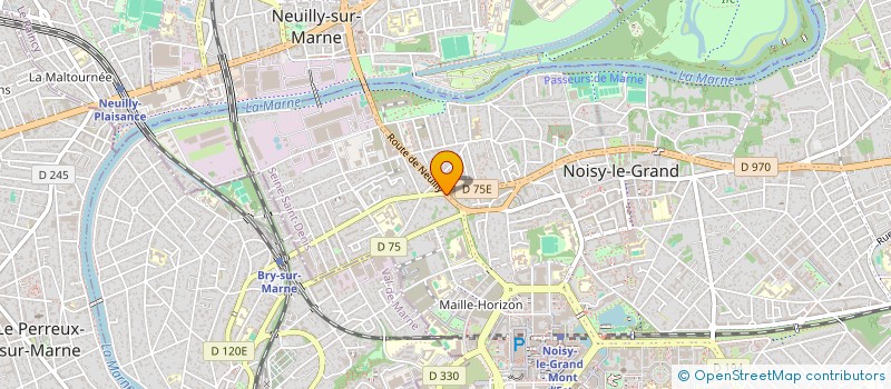 localisation de l'entreprise GIL CARRELAGE à NOISY-LE-GRAND