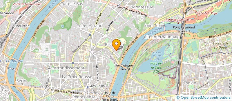 localisation de l'entreprise GIL CONCEPT  CALUIRE-ET-CUIRE