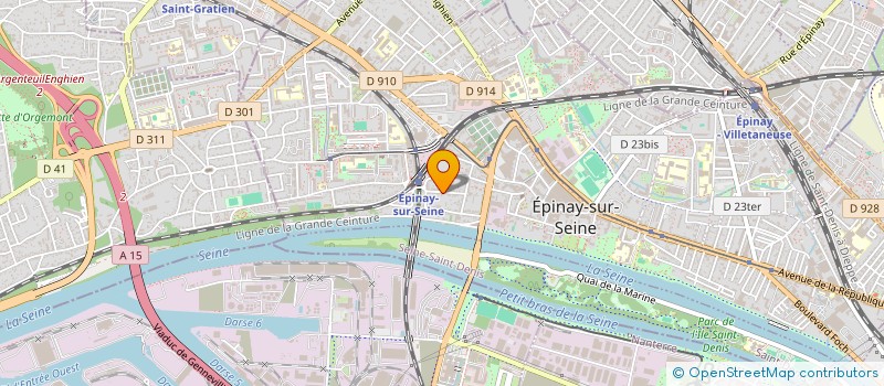 localisation de l'entreprise GIL FERNANDES SARL à EPINAY-SUR-SEINE