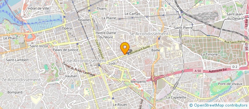 localisation de l'entreprise GIL FLAVIE ET GIL STEPHANE  MARSEILLE