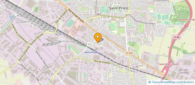 localisation de l'entreprise GIL III  SAINT-PRIEST