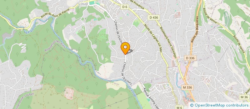 localisation de l'entreprise GIL INVESTISSEMENTS à LA COLLE-SUR-LOUP