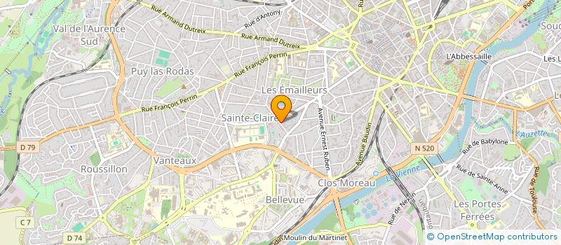 localisation de l'entreprise GIL-JO à LIMOGES