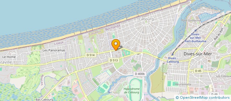 localisation de l'entreprise GIL NEGOCE  CABOURG