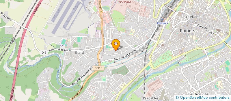 localisation de l'entreprise GIL SERVICES à POITIERS
