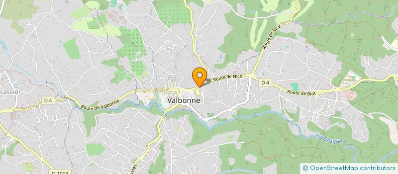 localisation de l'entreprise GIL - SERVICES à VALBONNE