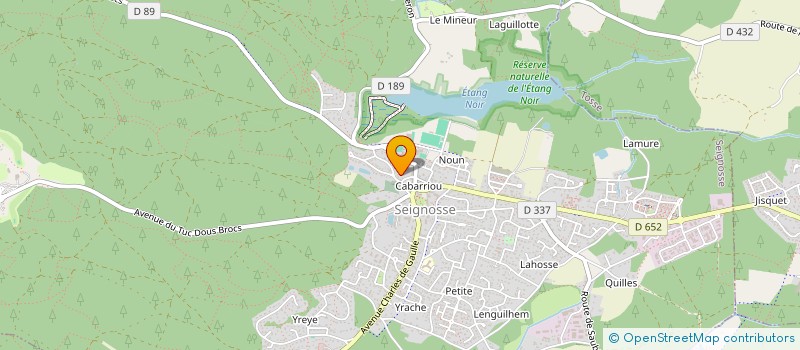 localisation de l'entreprise GILABERT VIRGINIE  SEIGNOSSE