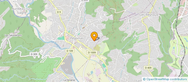 localisation de l'entreprise GILADE  PEGOMAS