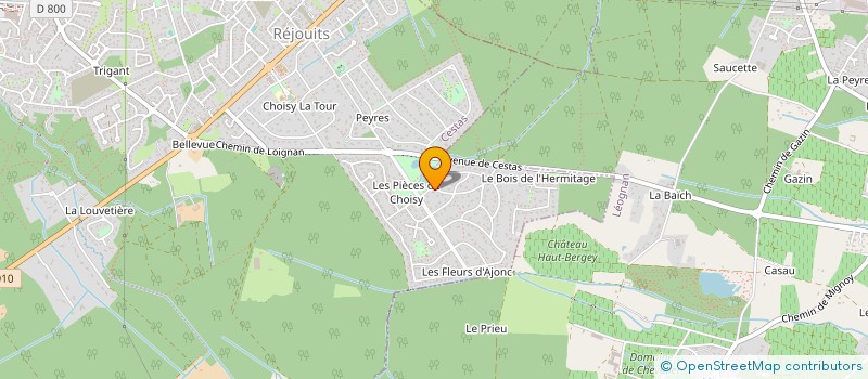 localisation de l'entreprise GILAFI à CESTAS